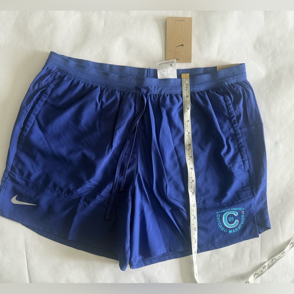 Nike men’s Blue Running Shorts - Chicago Marathon Edition